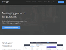 Tablet Screenshot of messaggio.com